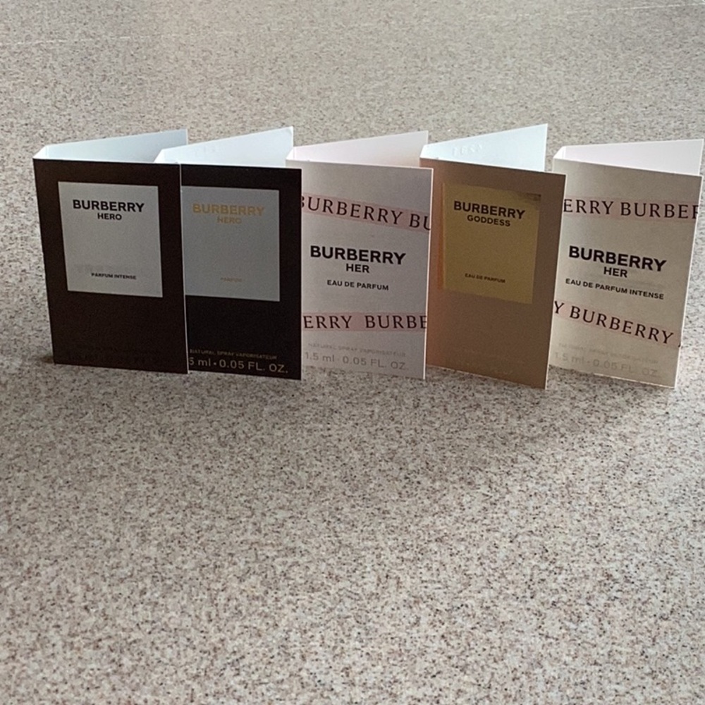 Burberry Fragrance Sample Set (2) Men (3) Women NEW